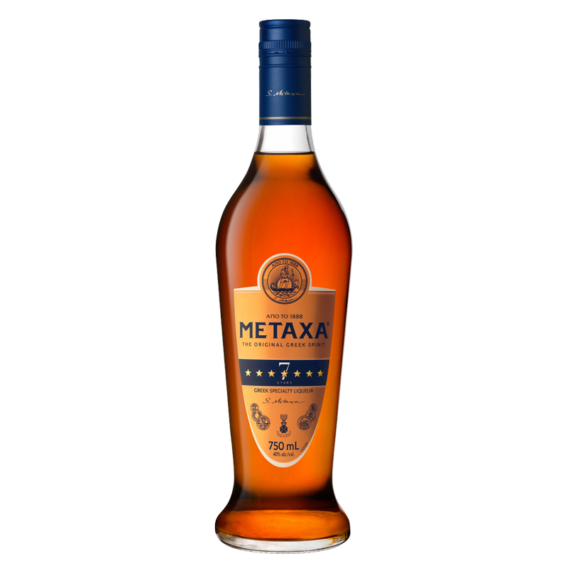 Metaxa 7 Stars Greek Brandy 750 ml