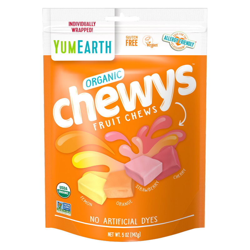 Yum Earth Organic Chewys, 5oz 