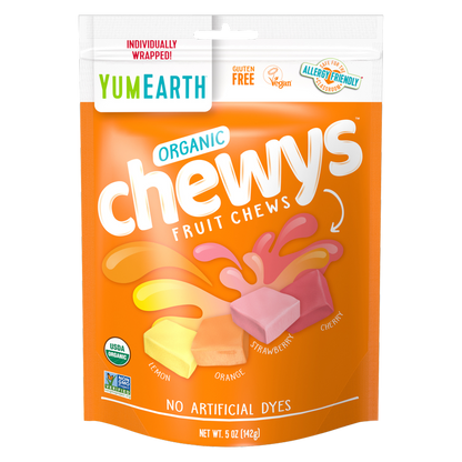 Yum Earth Organic Chewys, 5oz 