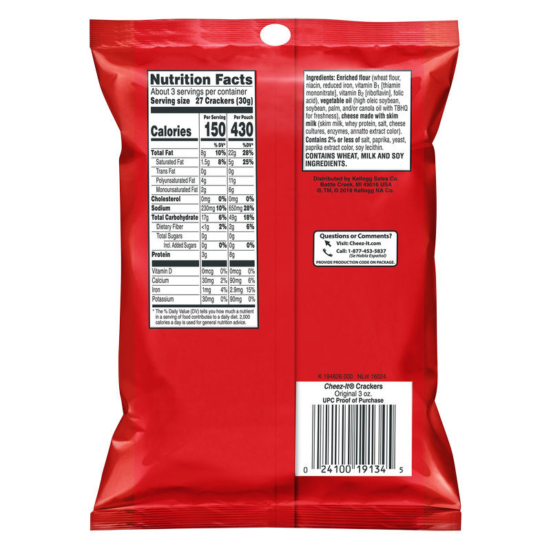 Cheez-It Original Crackers 3oz