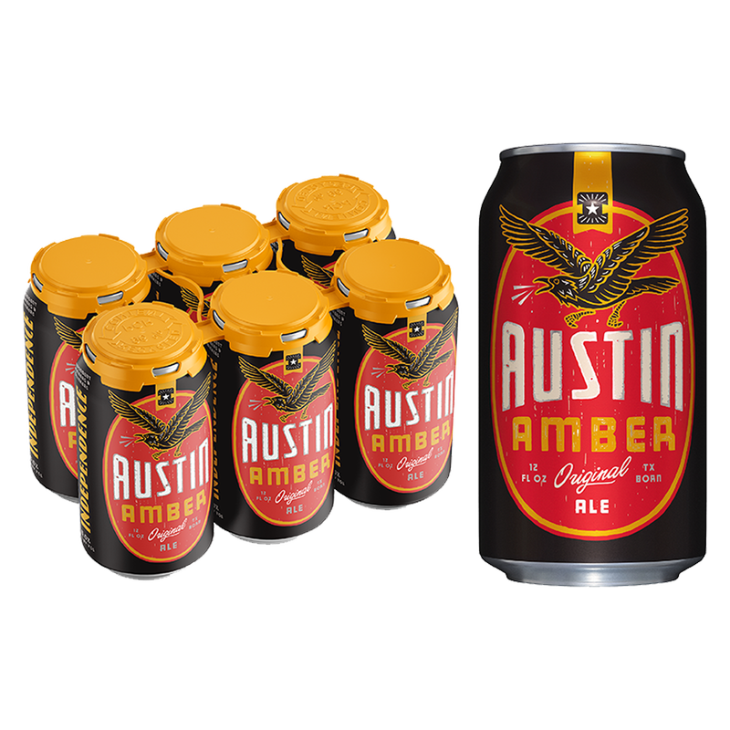 Independence Brewing Austin Amber 6pk 12oz Can 6.0% ABV