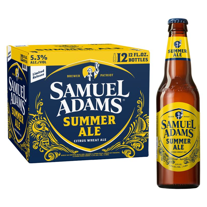Sam Adams Seasonal Ale 12pk 12oz Bottle 5.3% ABV