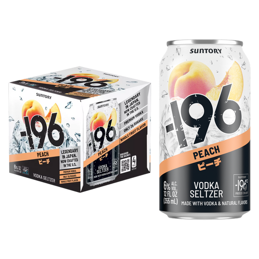 -196 Peach RTD 4pk 355ml Can 6% ABV