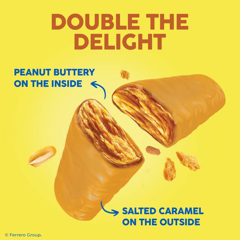 Butterfinger Salted Caramel Flavor, Peanut Buttery Candy Bars with Salted Caramel Flavor, Gluten Free, 1.9 oz
