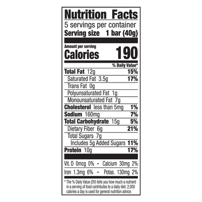 Nature Valley Peanut Butter Dark Chocolate Protein Chewy Bars 5ct