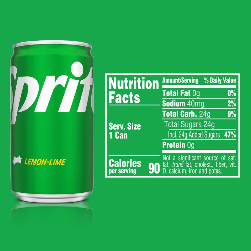 Sprite 6pk 7.5oz Mini Can