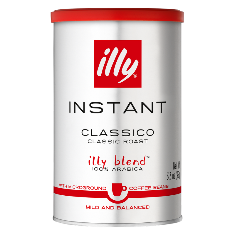 Illy Classico Instant Coffee 3.3oz Can