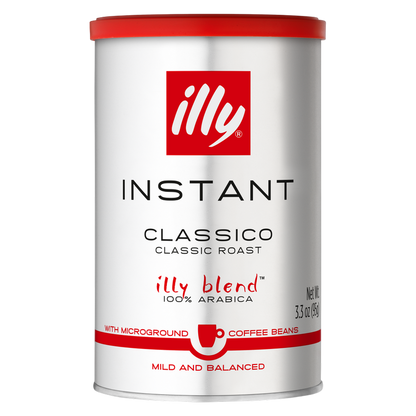 Illy Classico Instant Coffee 3.3oz Can