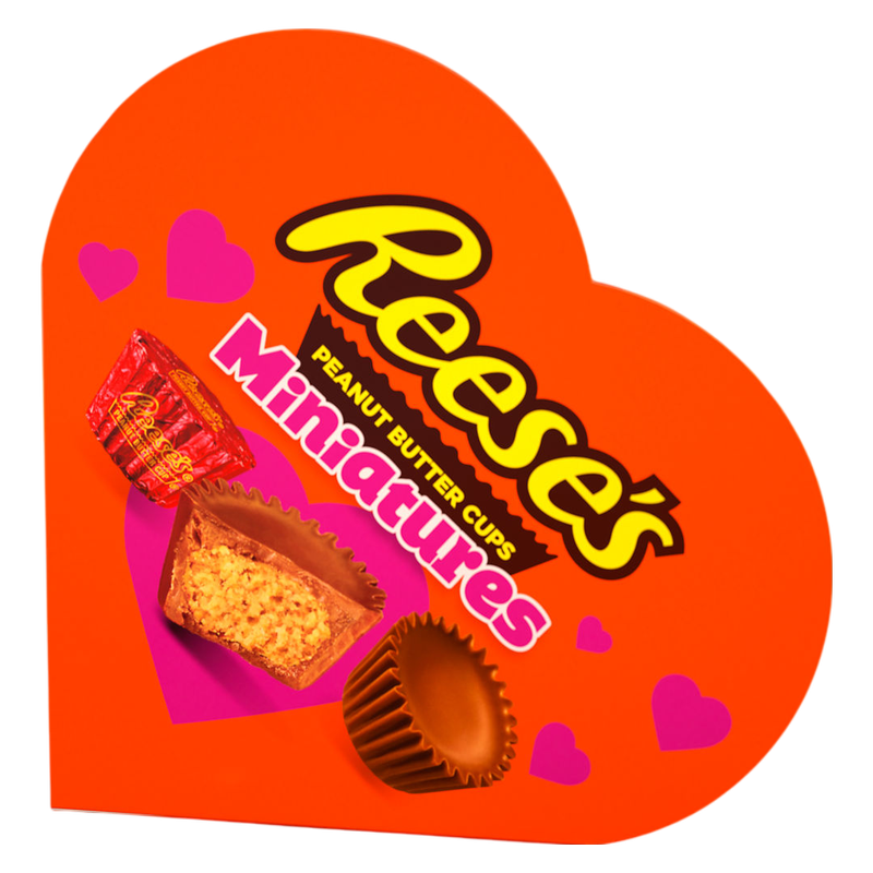 Reese's Miniatures Mini Heart Box, 3.6oz
