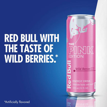 Red Bull Pink Edition Wild Berries 12oz Can