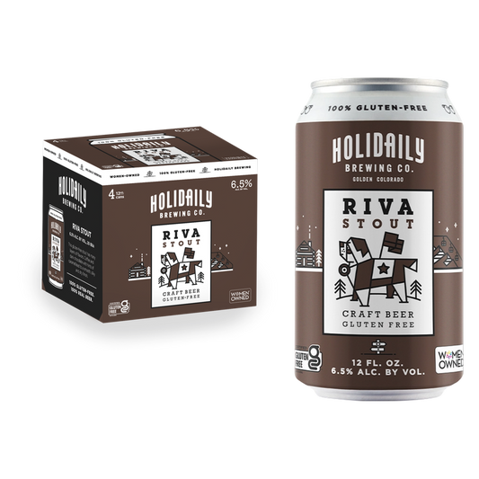 Holidaily Brewing Co. Riva Stout Gluten Free 4pk 12oz Cans