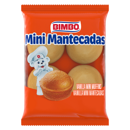 Bimbo Mini Mantecadas Mini Vanilla Muffins 17.6oz