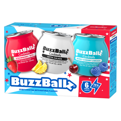 Buzzballz Americana 6PK 200ML