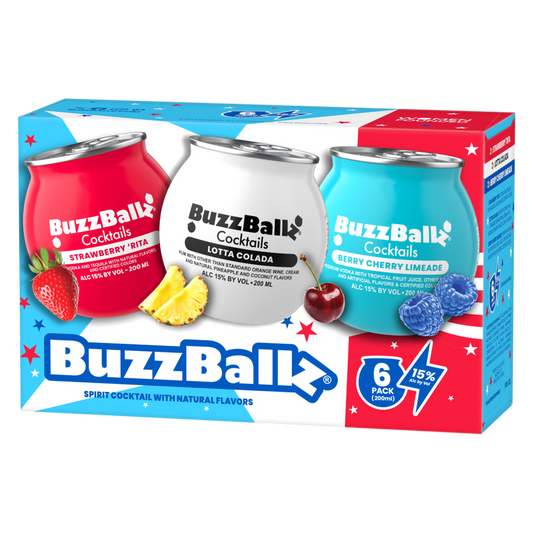 Buzzballz Americana 6PK 200ML