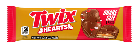 Twix Hearts Share Size, 2.12 oz