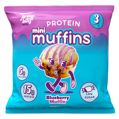 Prime Bites Blueberry Protein Muffins, 2.1 oz
