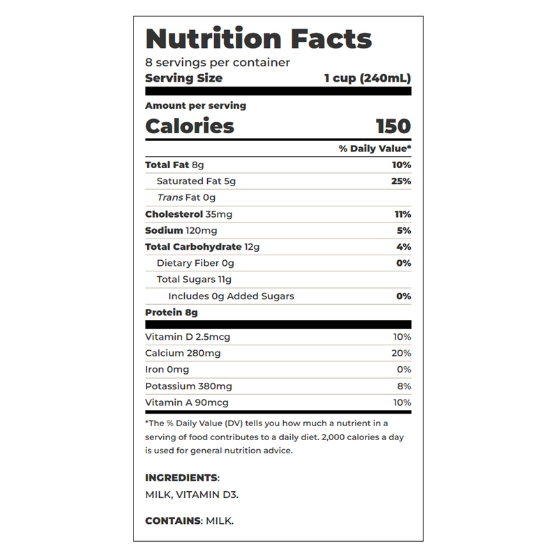 Pet Whole Vitamin D Milk - 1/2 Gallon