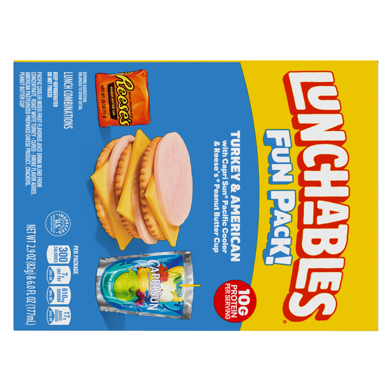 Lunchables Turkey & American Cheese Lunch Combinations with Capri Sun - 8.9oz