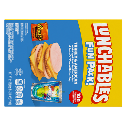 Lunchables Turkey & American Cheese Lunch Combinations with Capri Sun - 8.9oz