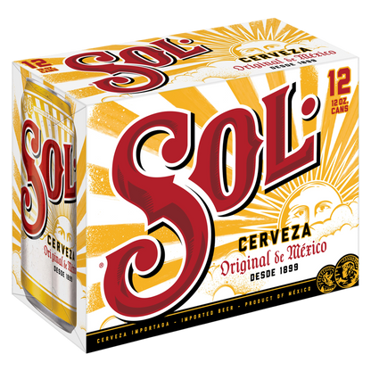 Sol Cerveza 12pk 12oz Can