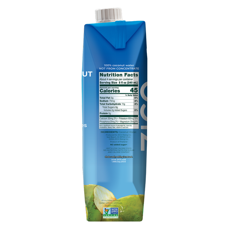 Zico Coconut Water 1L Ctn