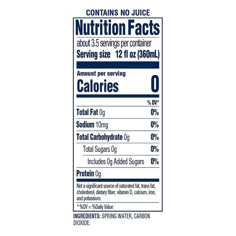 Crystal Geyser Sparkling Spring Water Original 1.25L