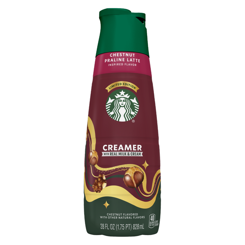 Starbucks Chestnut Praline Inspired Dairy Creamer 28oz Btl