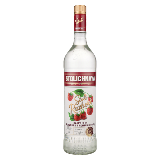 Stoli Razberi Vodka 1L (75 Proof)