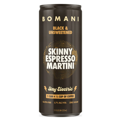 BOMANI Skinny Espresso Martini 4pk 12oz Can 5.7% ABV