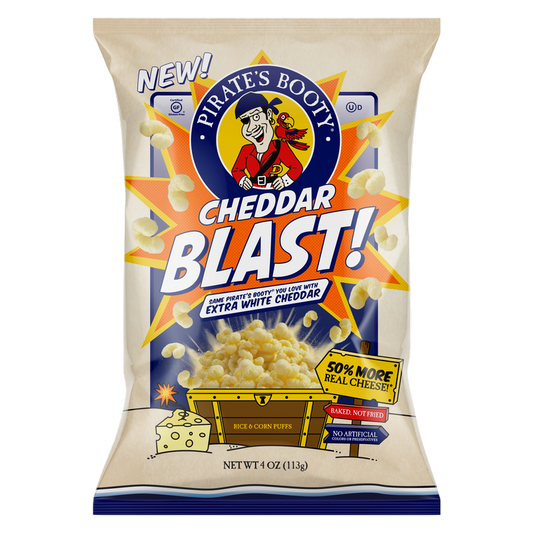 Pirate's Booty Cheddar Blast, 4oz