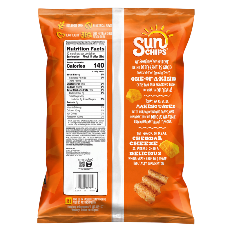 Sunchips Harvest Cheddar Party Size