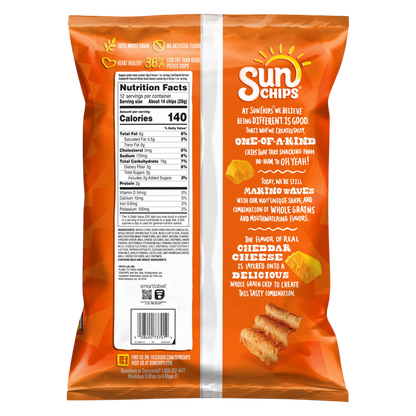 Sunchips Harvest Cheddar Party Size
