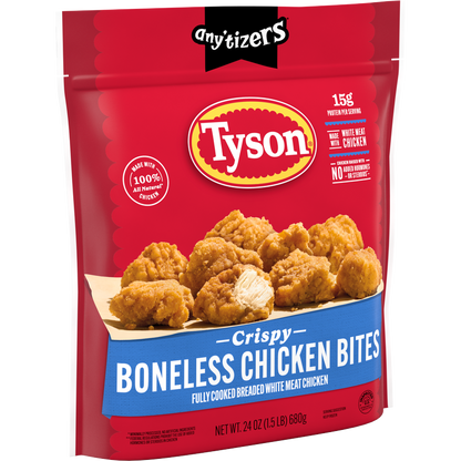 Tyson Any'tizers Frozen Popcorn Chicken Chunks 24oz