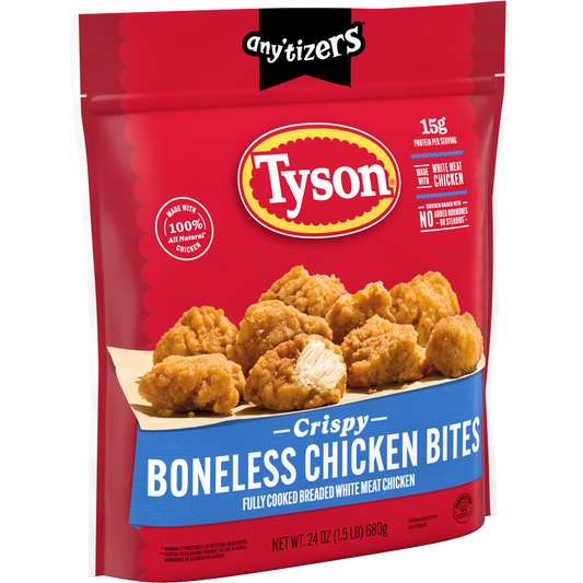 Tyson Any'tizers Frozen Popcorn Chicken Chunks 24oz