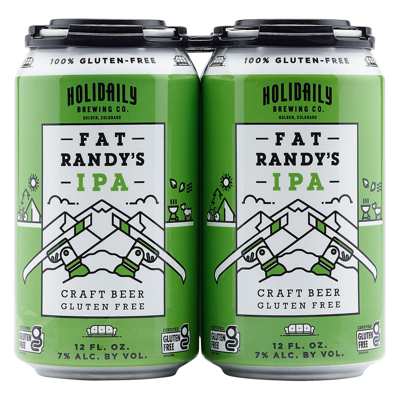 Holidaily Brewing Co. Fat Randy's IPA Gluten Free 4pk 12oz