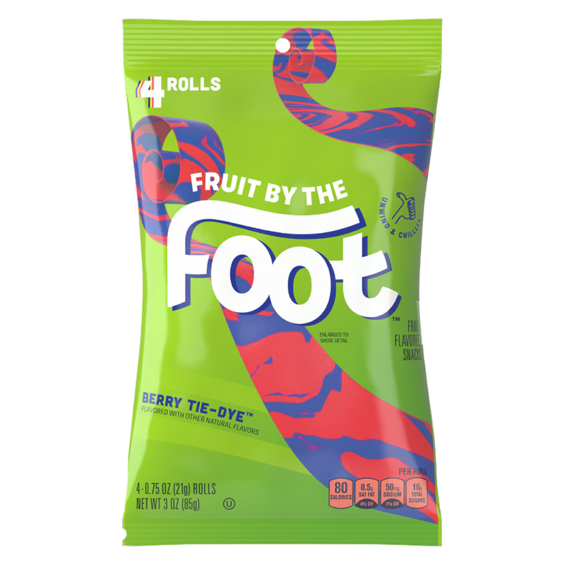 Fruit By the Foot Tie-Dye Berry, 4 ct,  3oz