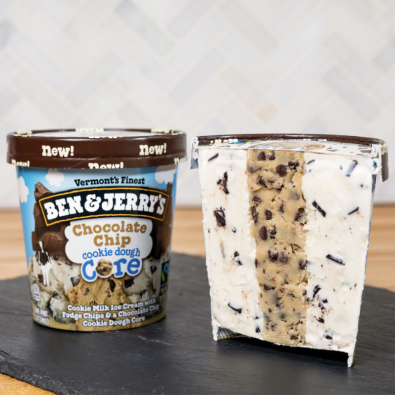Ben & Jerry's Chocolate Chip Cookie Dough Core Ice Cream 16oz