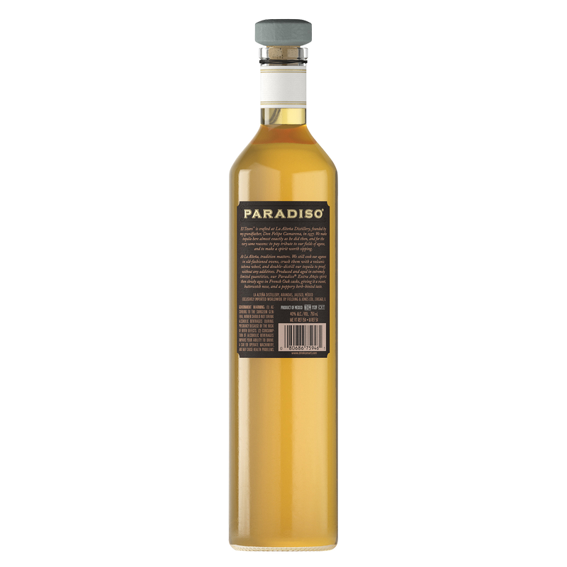 El Tesoro Extra Anejo Paradiso Tequila 750ml