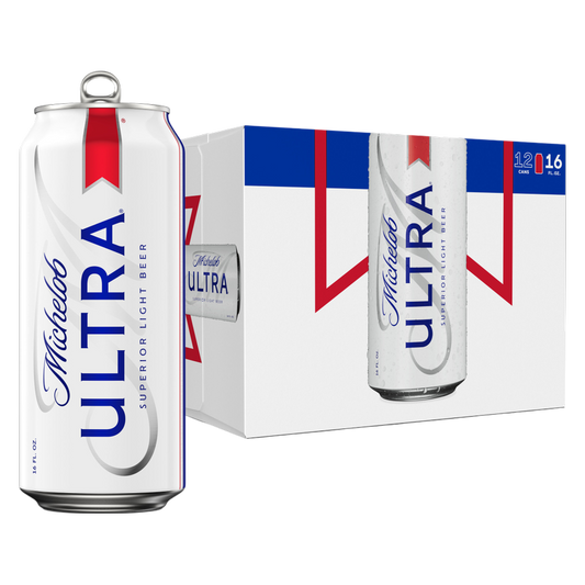 Michelob Ultra 12pk 16oz Can 4.2%