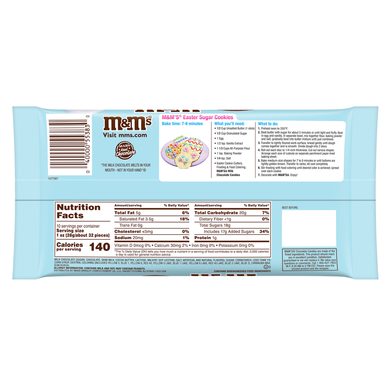 M&M’S Easter Milk Chocolate Candies 10oz