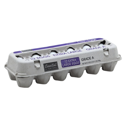 Essential Everyday Grade A Large White Eggs - 12ct