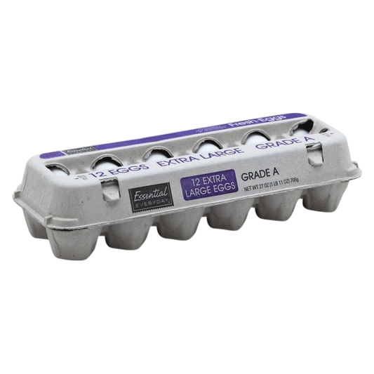 Essential Everyday Grade A Large White Eggs - 12ct