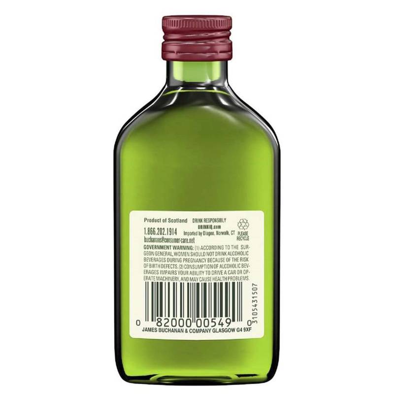 Buchanan's DeLuxe Aged 12 Years Blended Scotch Whisky, 50 mL (80 Proof)