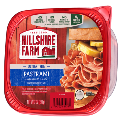 Hillshire Farm Ultra Thin Sliced Pastrami Sandwich Meat - 7oz