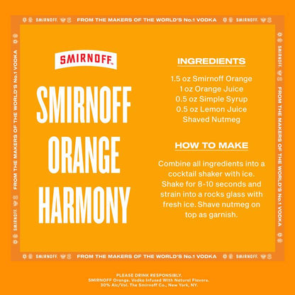 Smirnoff Orange Vodka 50ml