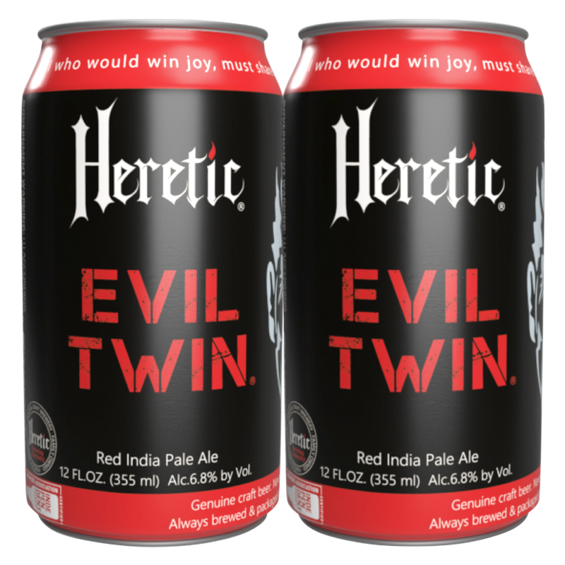 Heretic Brewing Evil Twin Red Ale 6pk 12oz Can