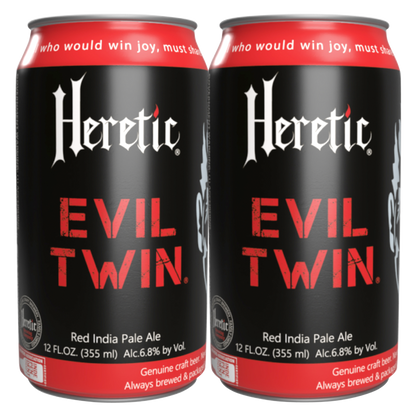 Heretic Brewing Evil Twin Red Ale 6pk 12oz Can