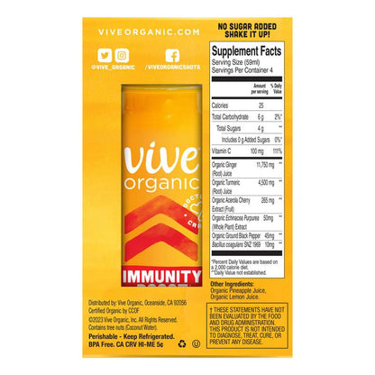 Vive Organic Immunity Boost Original 4pk 2oz Btl