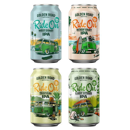 Golden Ride Ride On Variety Pack (12PKC 12OZ) (12PKC 12 OZ)
