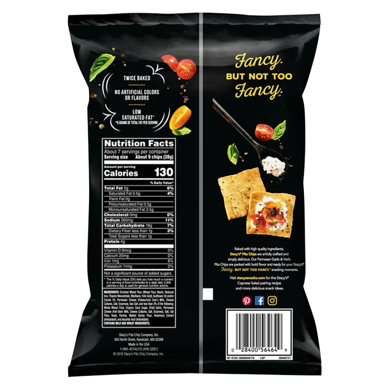 Stacy's Pita Chips Parmesan Garlic & Herb 7.33oz